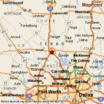 Map Of Denton Texas And Surrounding Cities Denton, Texas Area Map & More