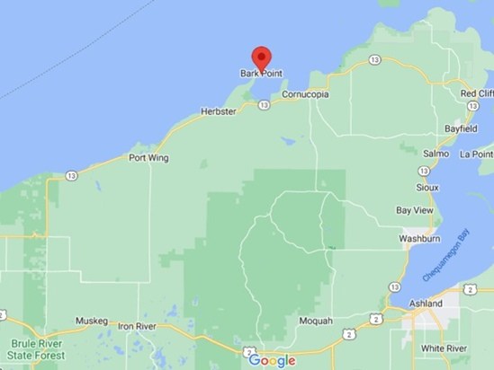 Where is Bark Point, Wisconsin? see area map & more