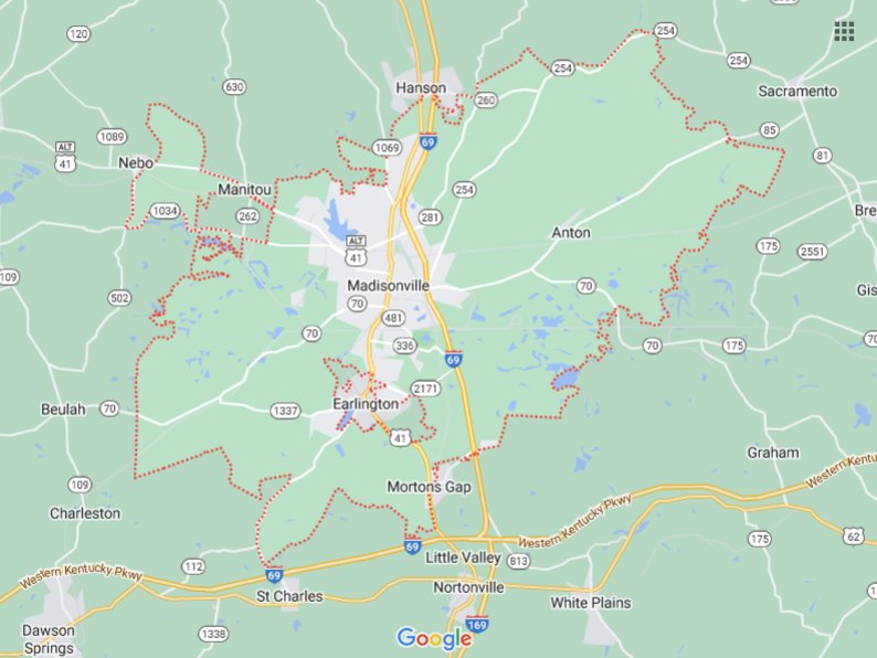 42431 Zip Code Area Map & Details