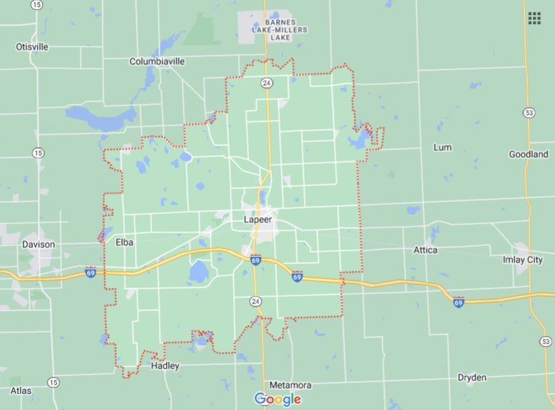 48446 Zip Code Area Map & Details