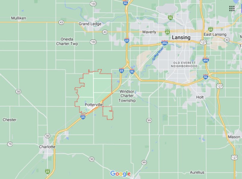 48876 Zip Code Area Map & Details