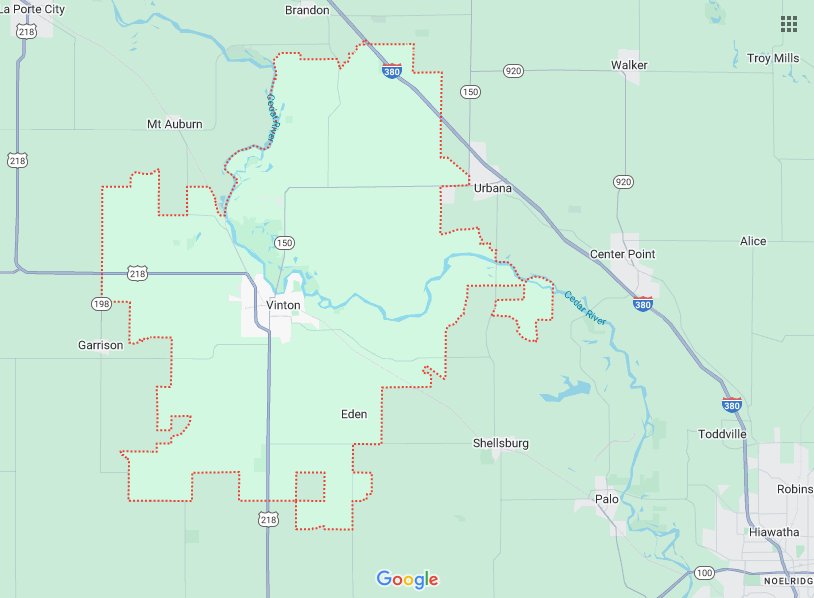 52349 Zip Code Area Map & Details