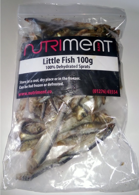 Dried sprats the perfect little fishy treats for dogs and cats
