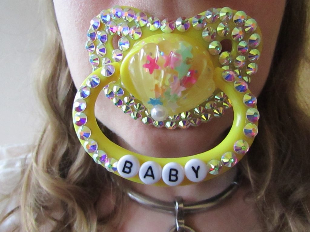 Baby Custom pacifier with FREE Dotty the Pony Badge