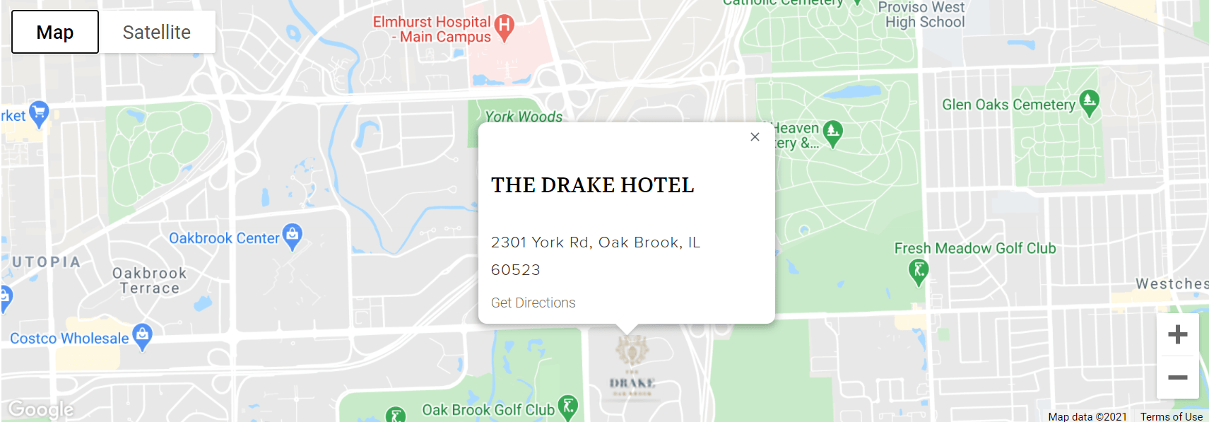 Contact The Drake Hotel in Oak Brook, IL