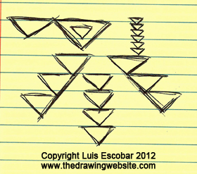 Writting Basic Pattern Ritangle How Drawing can be as easy for you as Writing Part 2: Shapes are like ...
