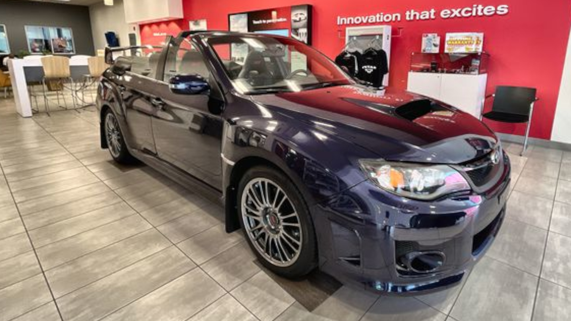 Strange Subaru WRX STI Convertible Is Back on Sale for Double the Price