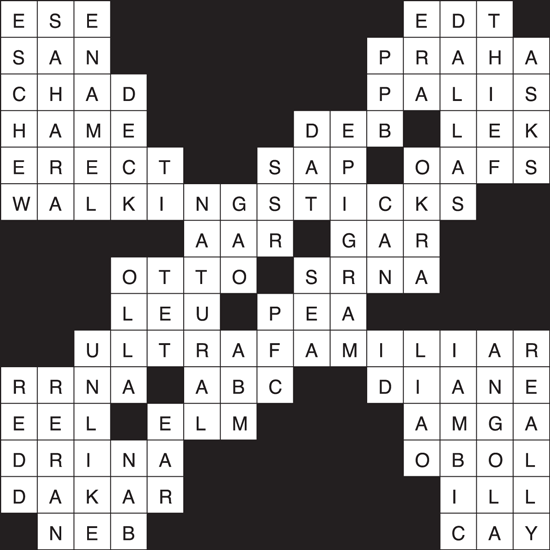 Crossword Puzzle Answers Week of 8/12/21 The Drummer and The Wright