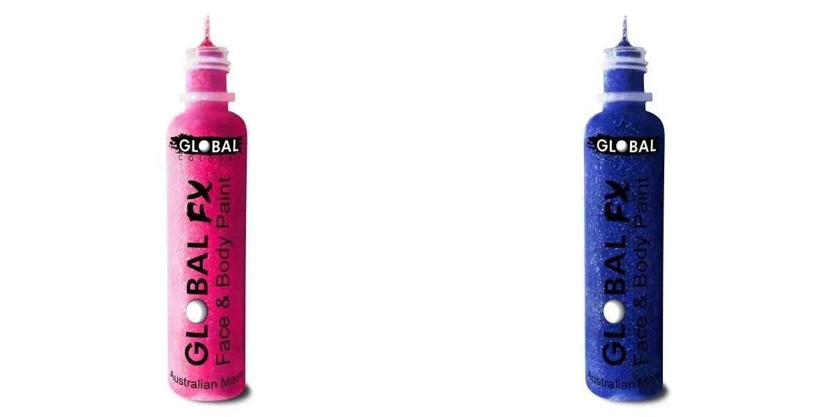 Gender Reveal GLITTER Body Paint The Effects Shop