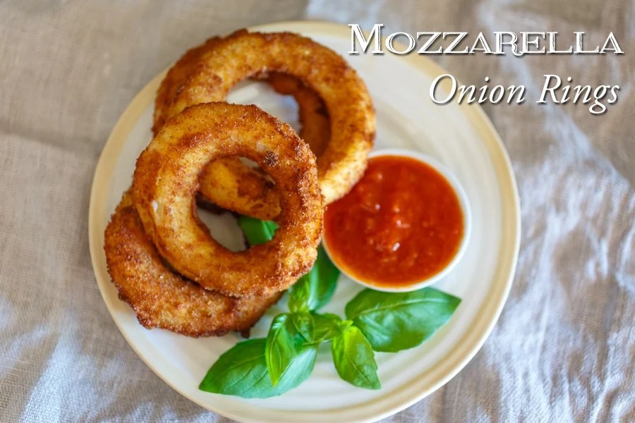 Mozzarella Onion Rings the Egg Farm