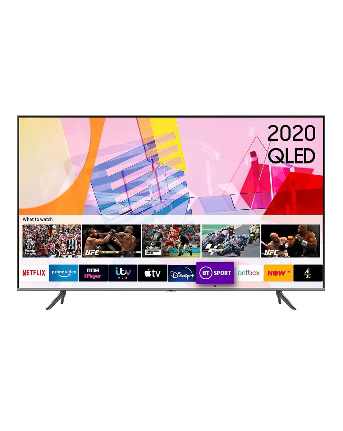 Samsung QE43Q65T (2020) QLED HDR 4K Ultra HD Smart TV, 43 inch with