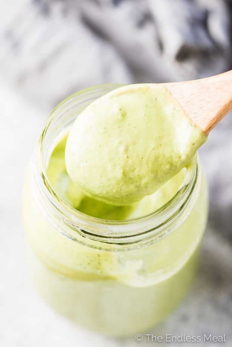 Avocado Ranch Dressing (easy blender recipe!) The Endless Meal®