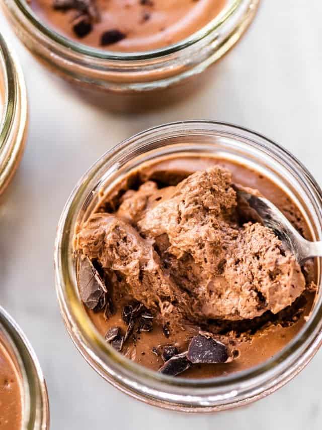Vegan Pots De Creme (Tofu Chocolate Pudding) Story The Endless Meal®