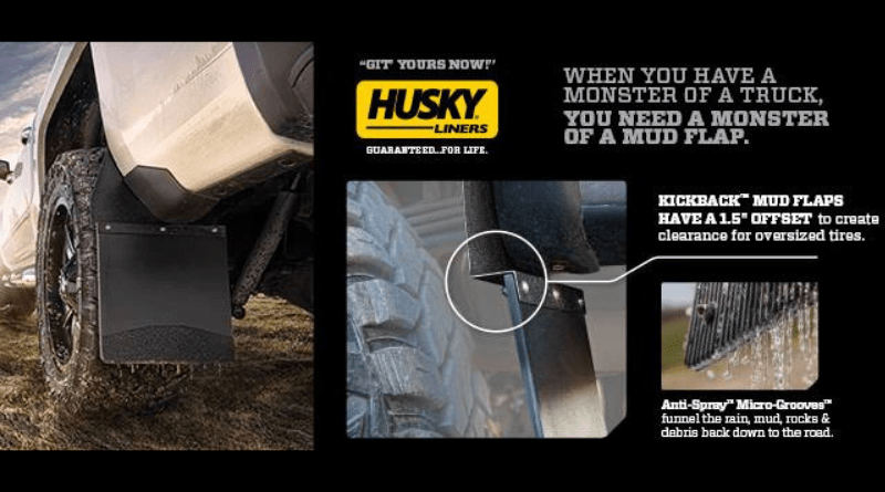 husky kickback mud flaps