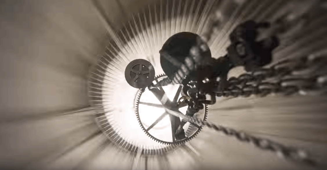 10,000 year clock gets lowered into Texas mountain