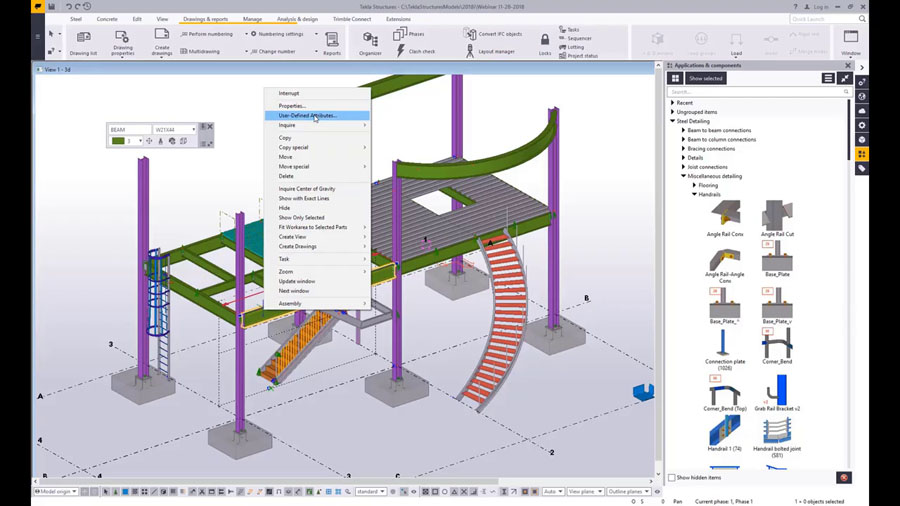 tekla structure drawing_tutorial norenecannellos