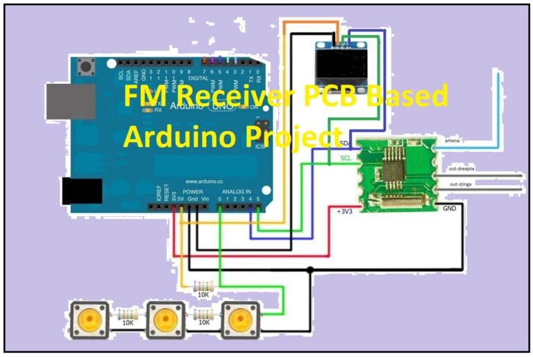 FM Receiver PCB Based Arduino Project The Engineering Knowledge