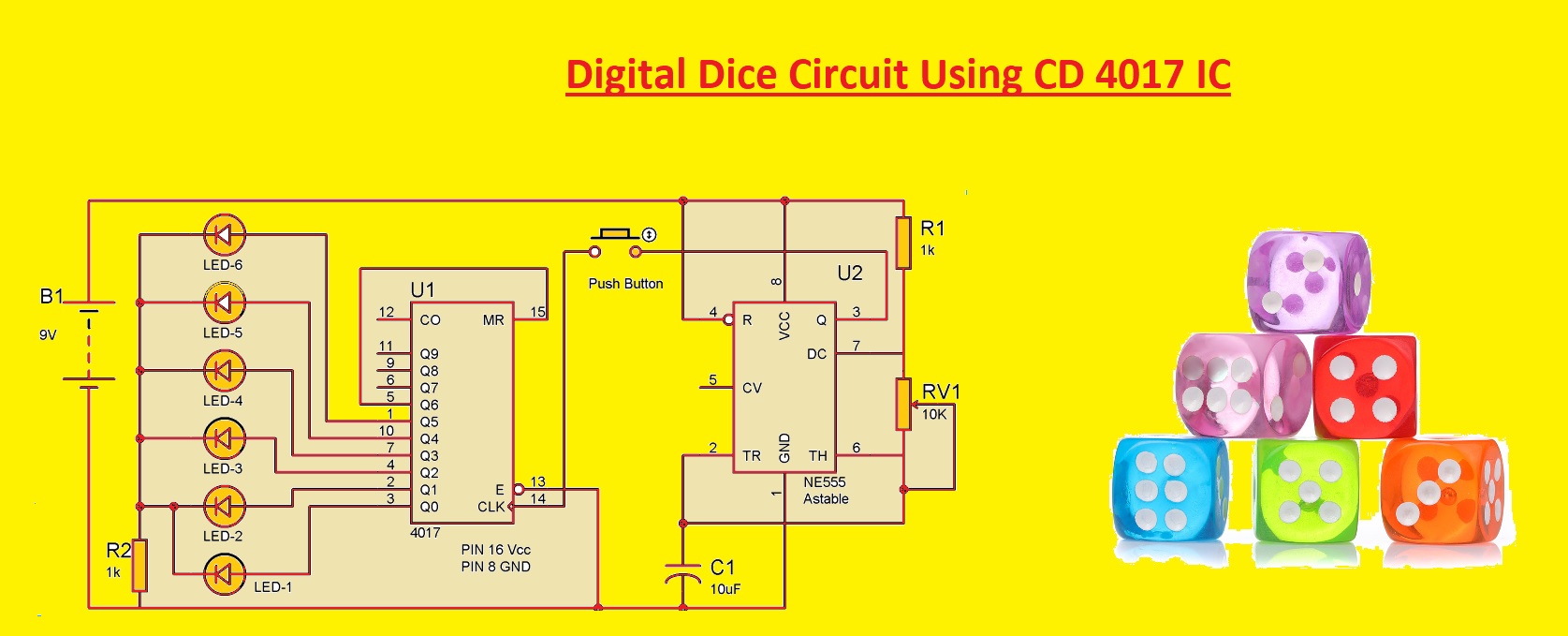 Introduction to CD 4017 IC The Engineering Knowledge