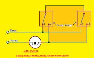 Two Way Switching Explained - How to wire 2 way light switch - The