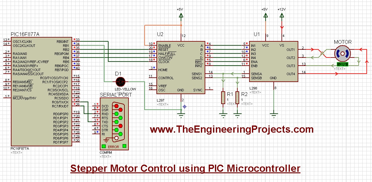 Innerhalb wo auch immer Segeltuch stepper motor direction control Lose