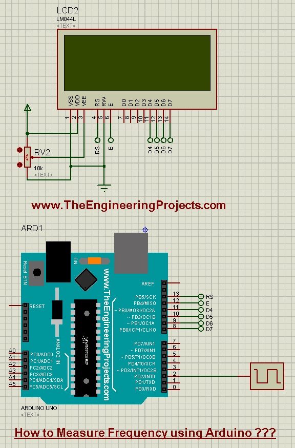How to Measure Frequency using Arduino The Engineering Projects