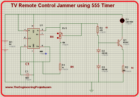 Tv Remote Control Schematic Diagram - Circuit Diagram