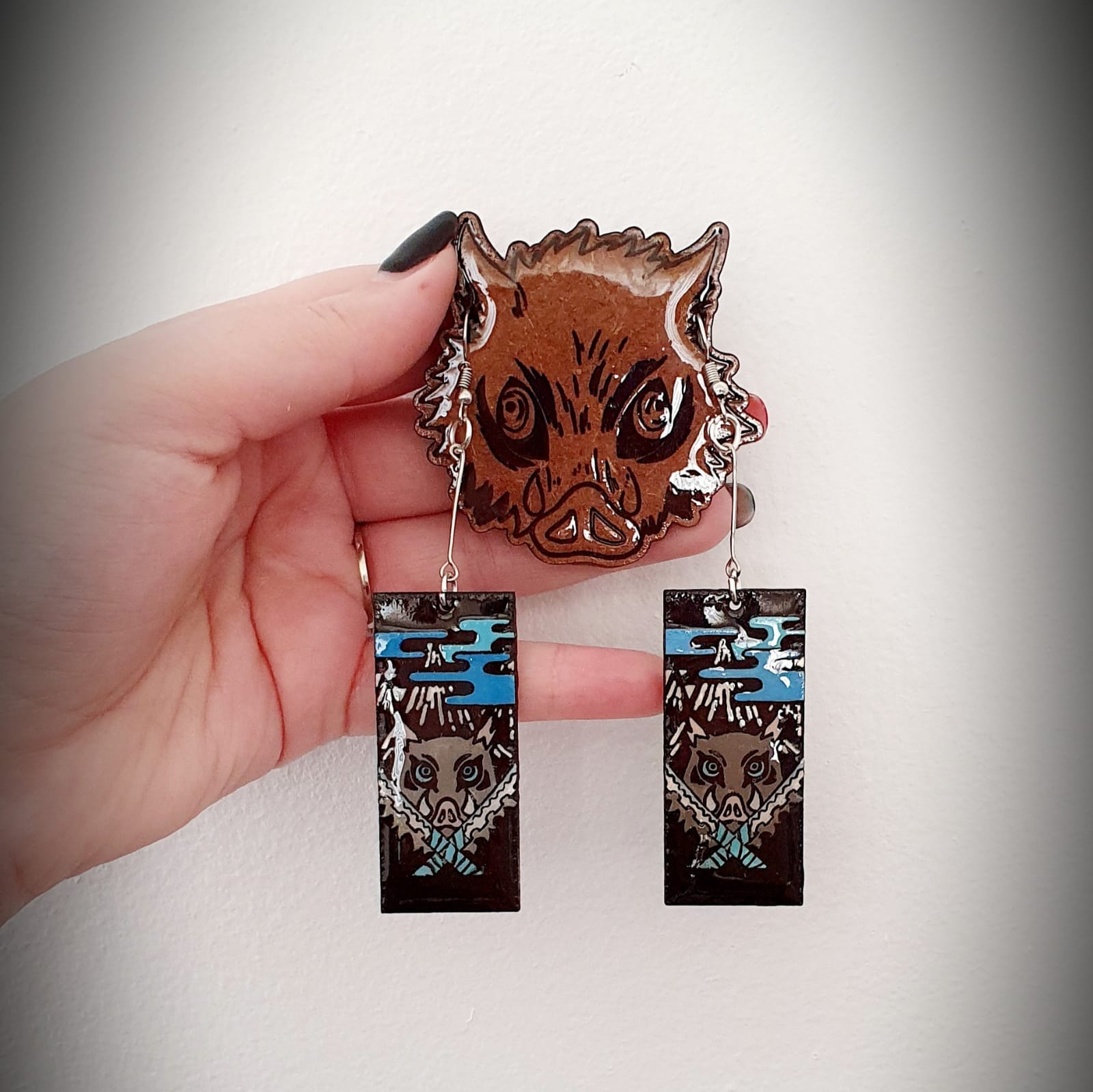 Demon Slayer Earrings The Engrave Slave