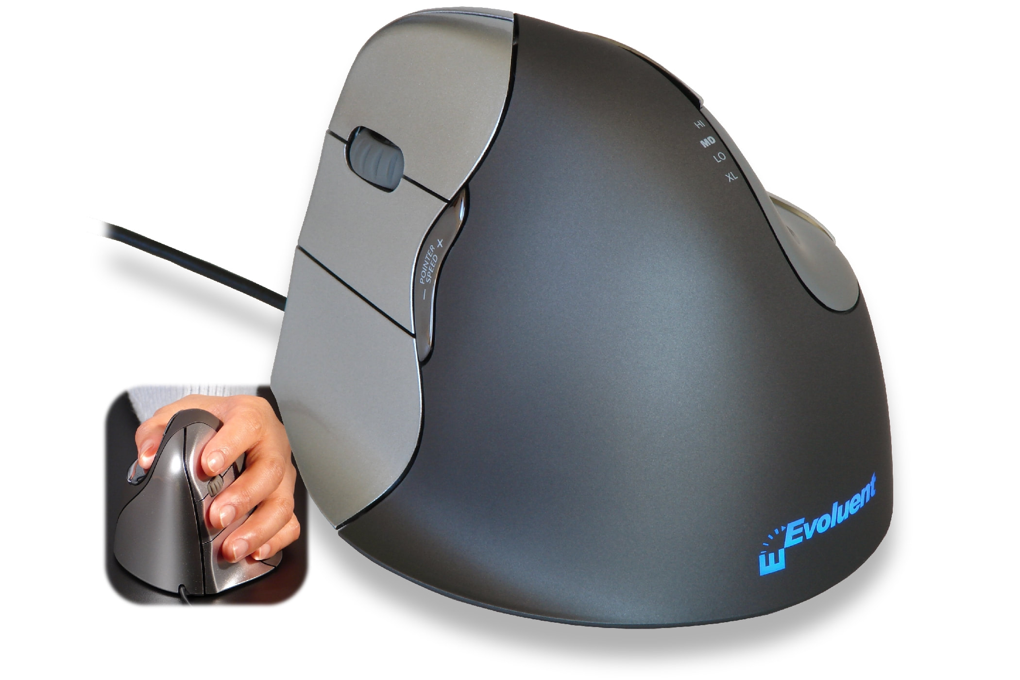 Evoluent Vertical Mouse RightHand The 1 Ergonomic Mouse
