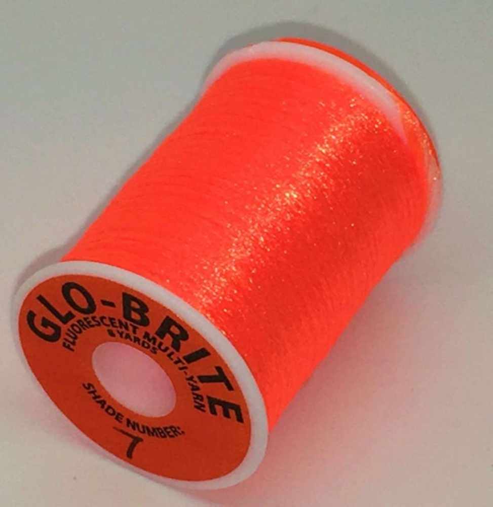 Veniard GloBrite Multi Yarn Orange 7 Fly Tying Materials