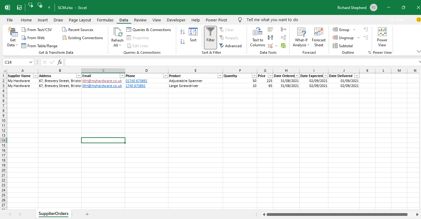 How To Use Excel For Supply Chain Management The Excel Experts