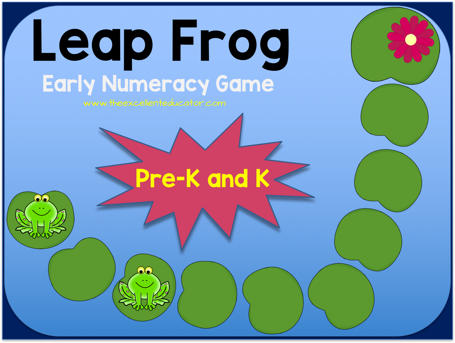 Leap Frog Early Numeracy Game for PreK and K The Excellent Educator