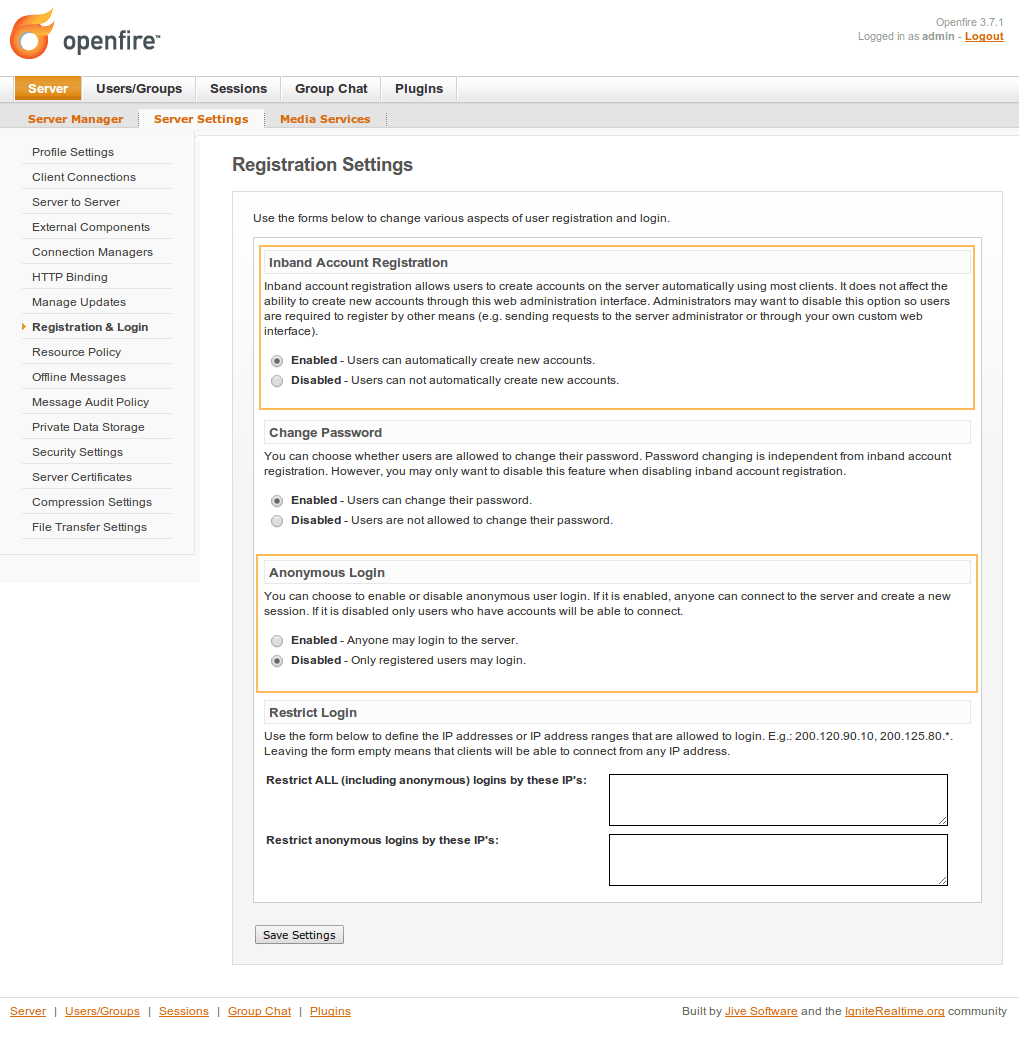 Linux Dominicana How to setup an IM / VOIP server using Openfire on