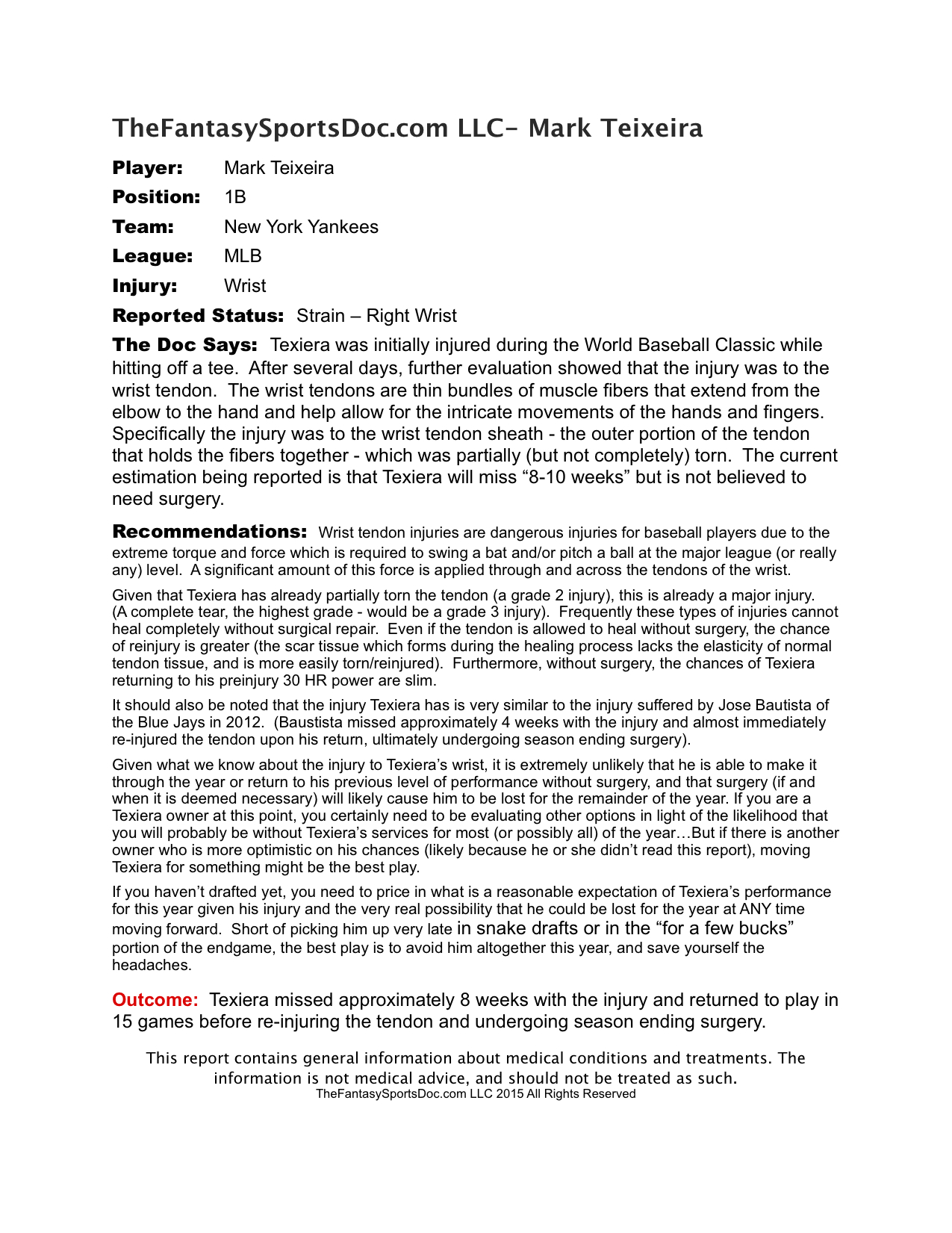 The Fantasy Sports Doc