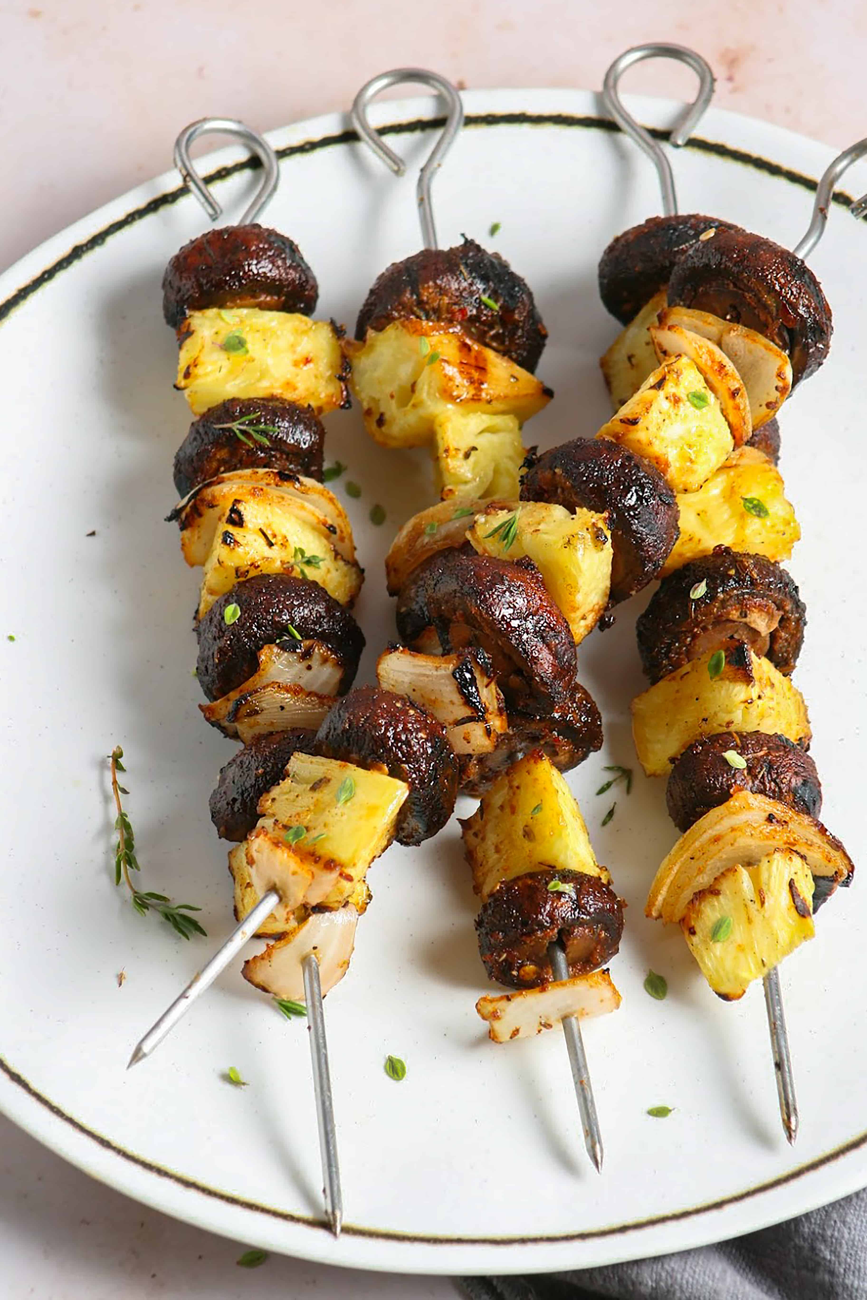 Vegan Jamaican Jerk Mushroom Skewers Feast Local