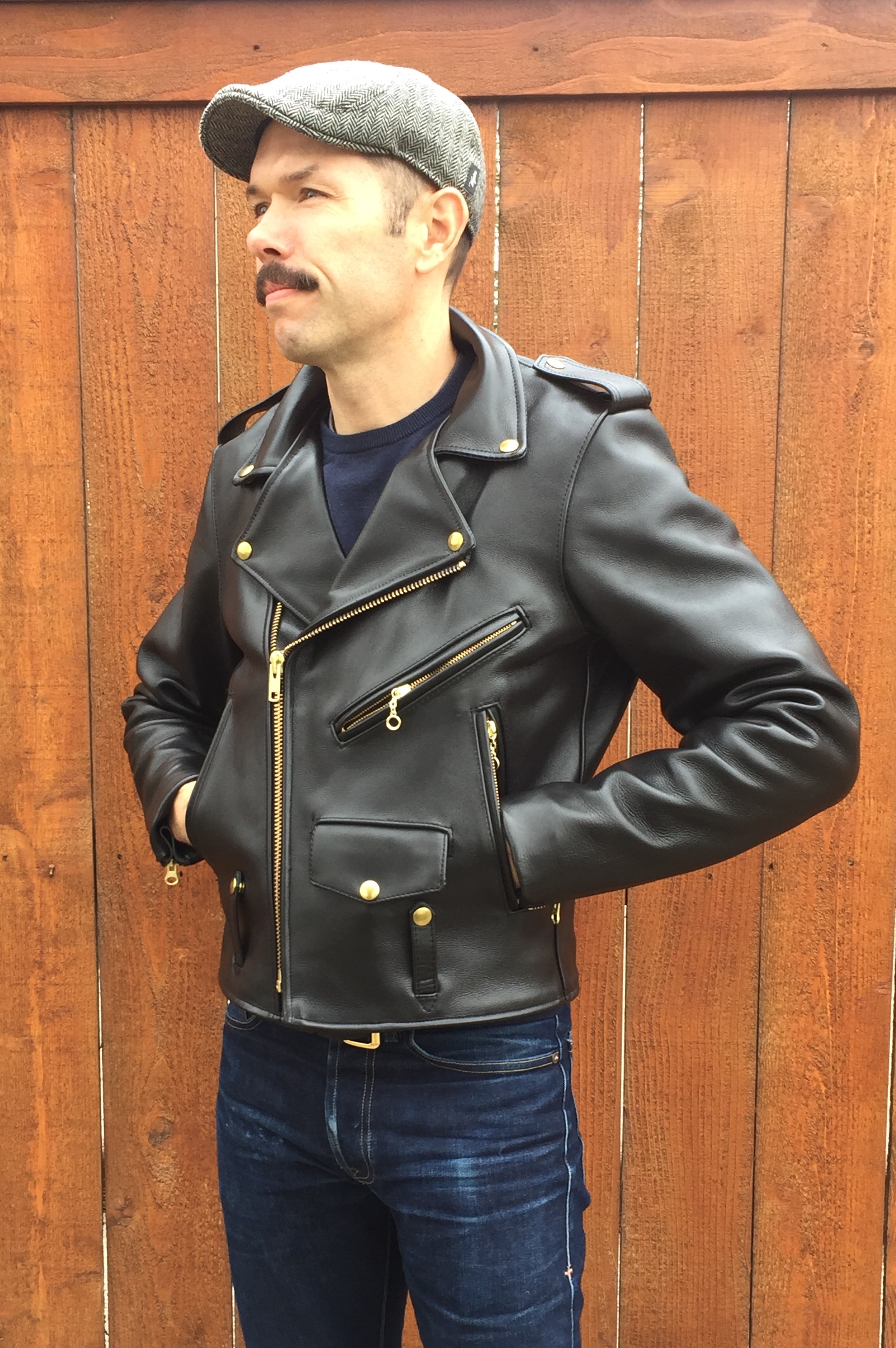 Looking for my first Quality Motorcycle leather jacket Aero，Vanson