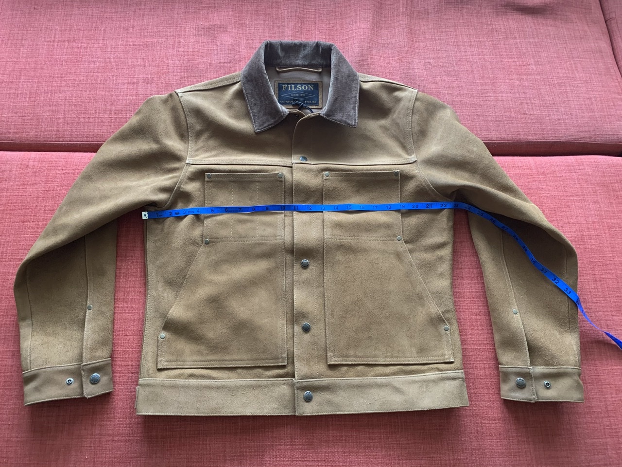 Filson Roughout Leather Short Cruiser NWT The Fedora Lounge