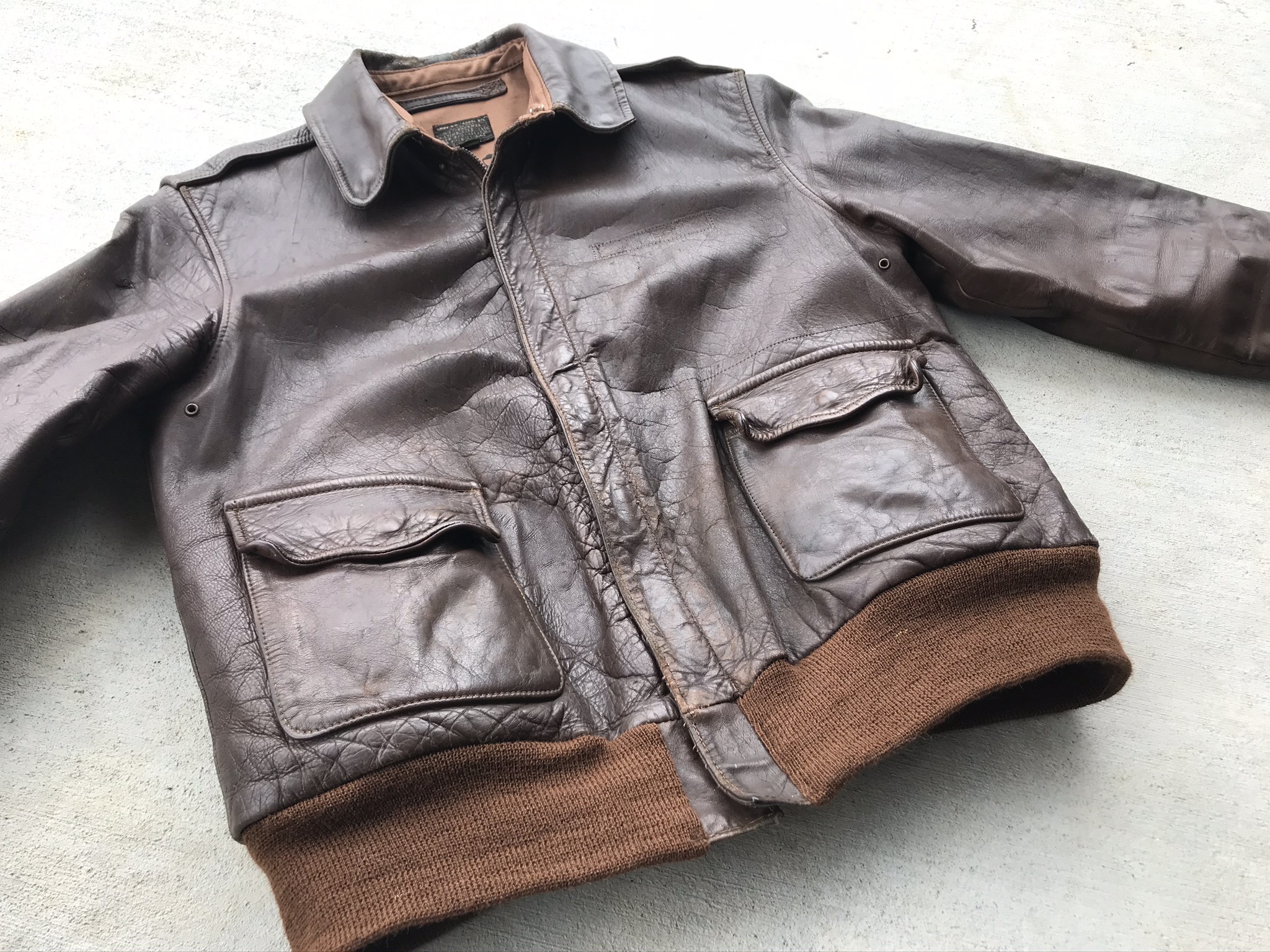 FOR SALE WW2 ORIGINAL PERRY SPORTSWEAR A2 JACKET SZ 42 The Fedora Lounge
