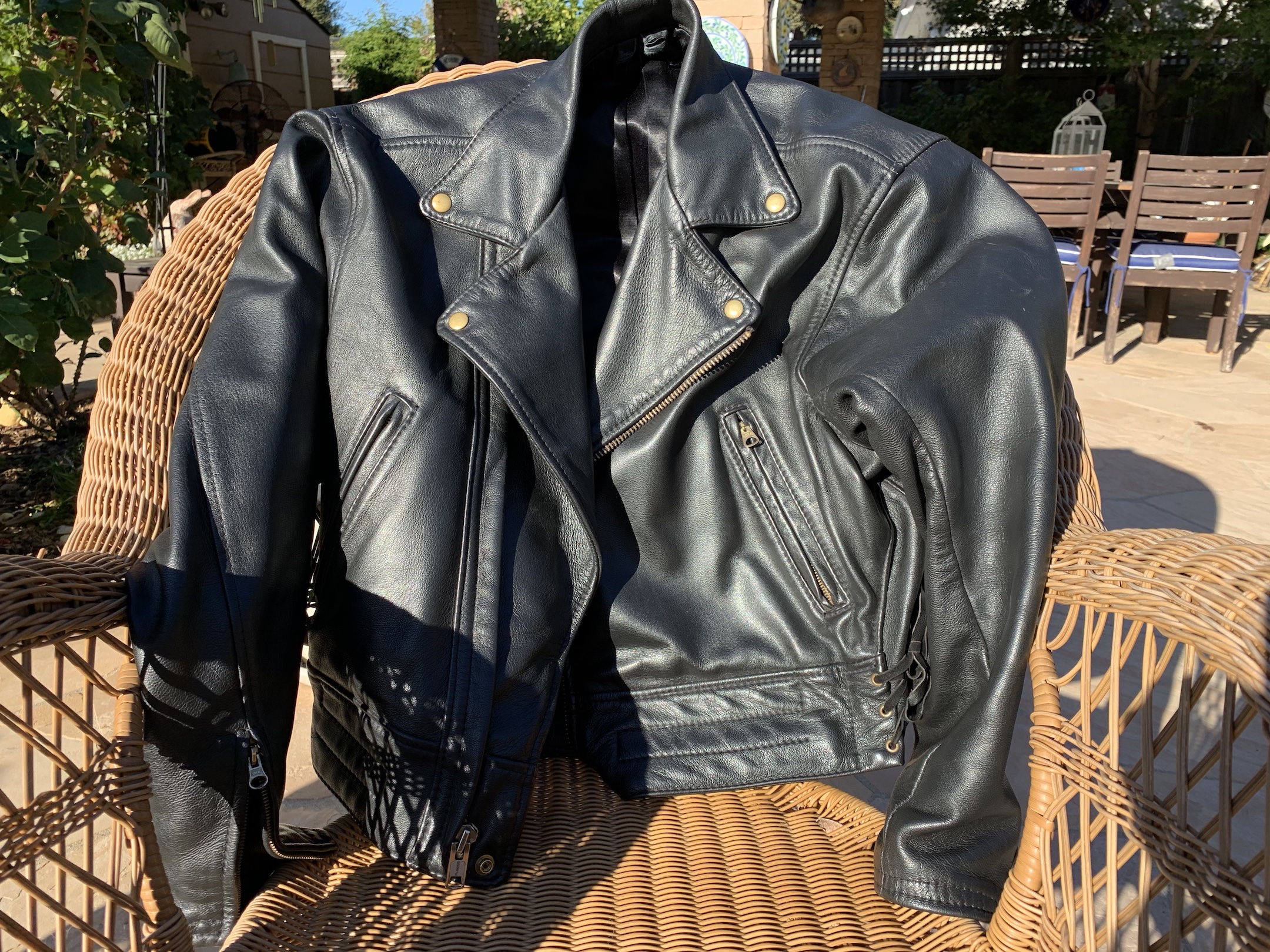Langlitz Leathers Columbia Heavy Goatskin Leather Motorcycle Jacket