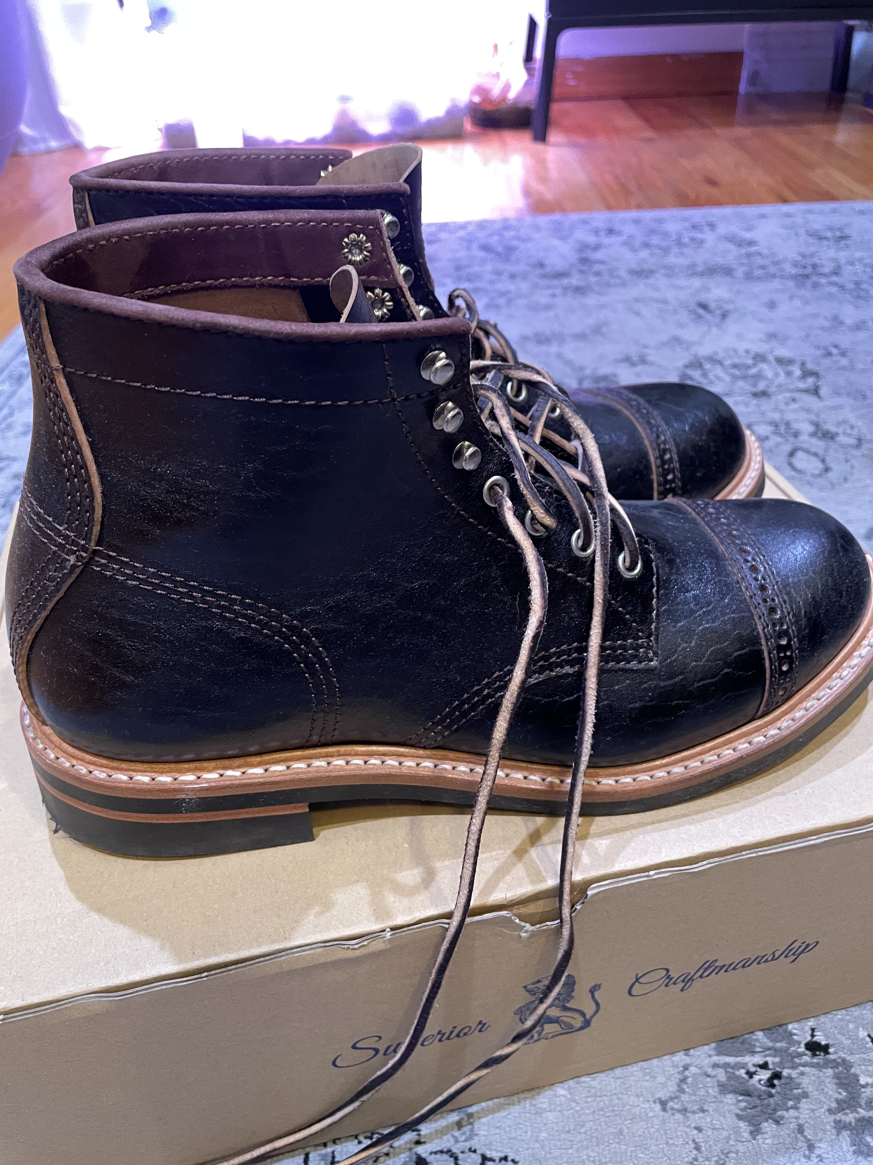 FS Limited Edition John Lofgren Combat Boots in teacore Shinki