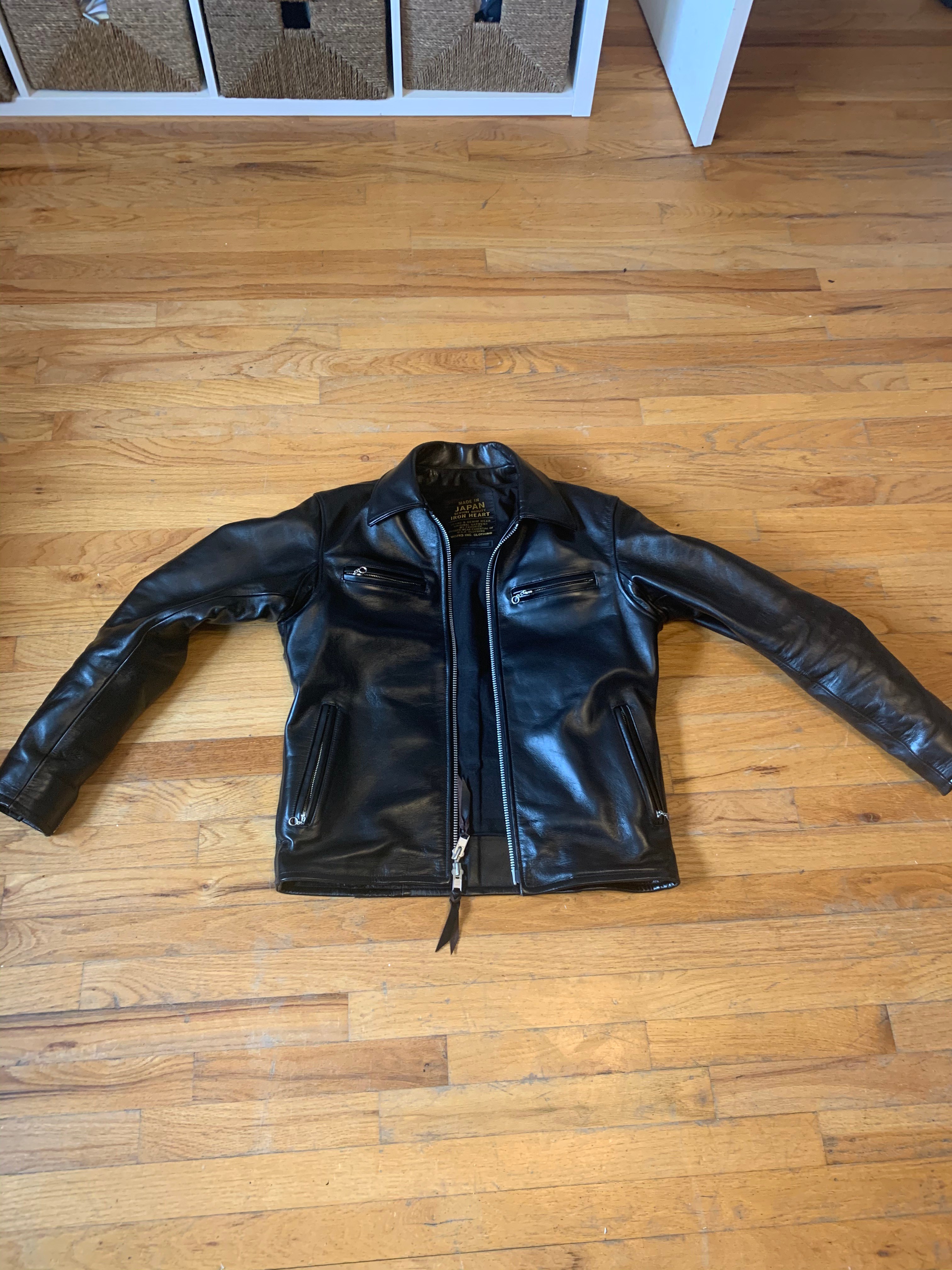 Iron Heart Horse Hide Leather Jacket Self Edge Edition size 40 like