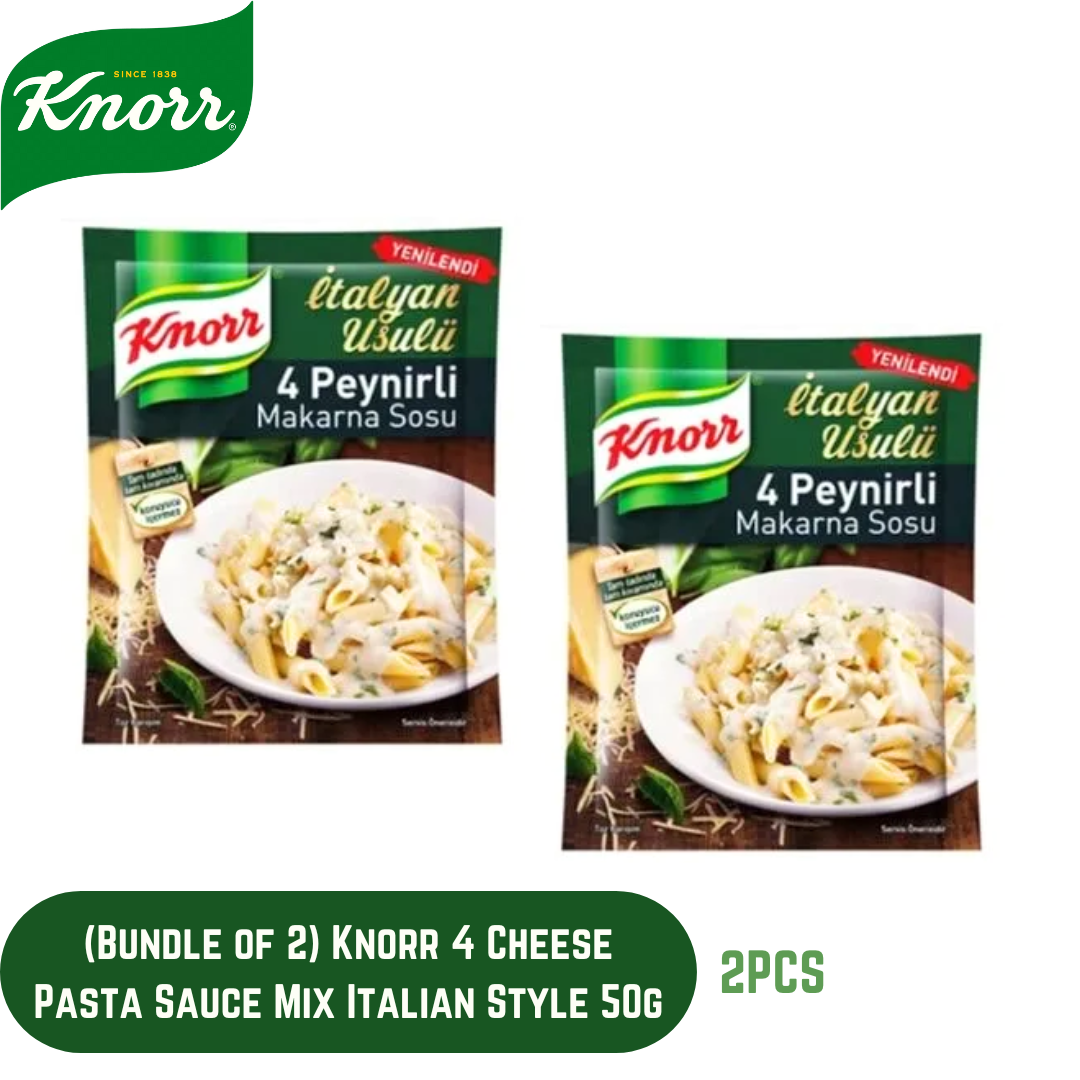 (Bundle of 2) Knorr 4 Cheese Pasta Sauce Mix Italian Style 50g [Expiry 09/Feb/2025] FETA
