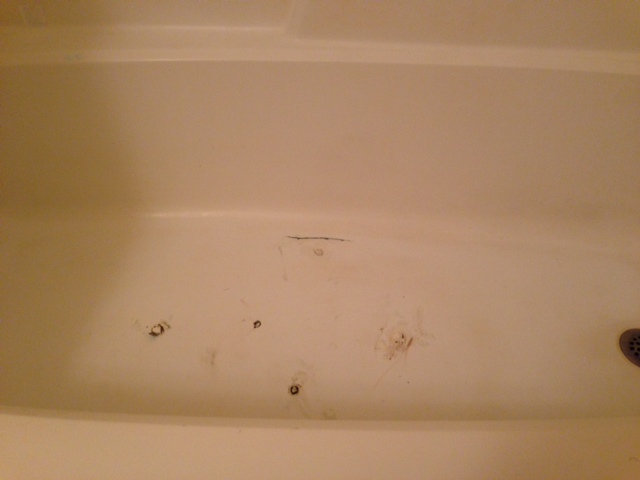 Premier Property Management from Beaver Falls, PA Fiberglass Bathtub