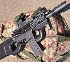What do you get when you cross a P90 and an AR?