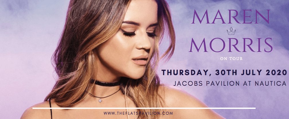 Maren Morris [CANCELLED] Tickets 10th July Jacobs Pavilion at