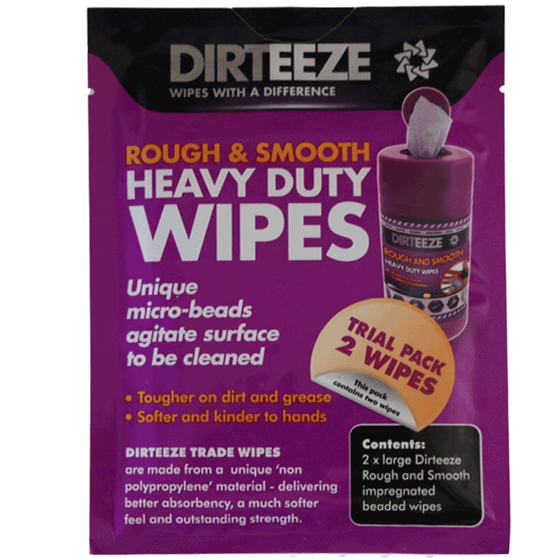 Dirteeze Rough & Smooth Wipes (qty.50) The Flexo Factor