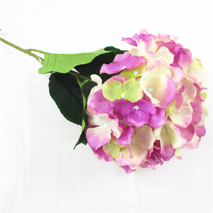 China Artificial White Hydrangea Flowers for Holiday Party Favors