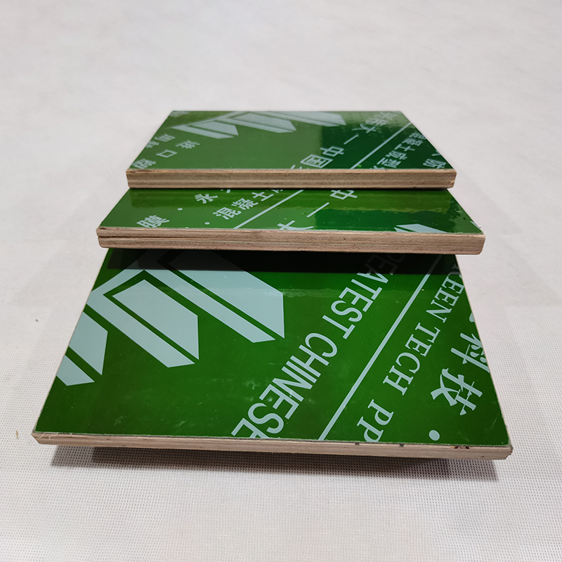 China Green Plastic Faced Plywood/PP Plastic Coated Plywood Panel