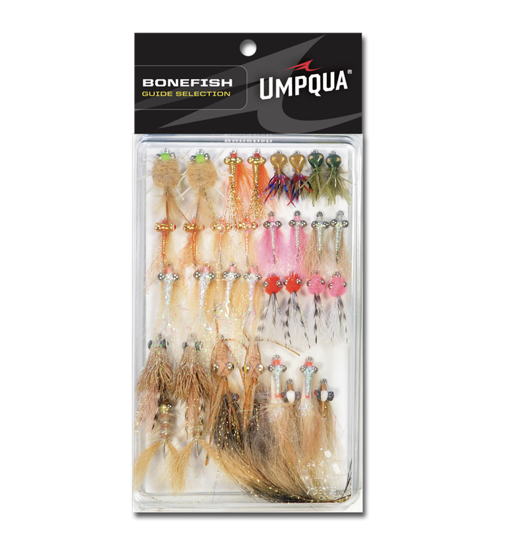 Fly assortments for saltwater fishing Bonefish & permit fly patterns
