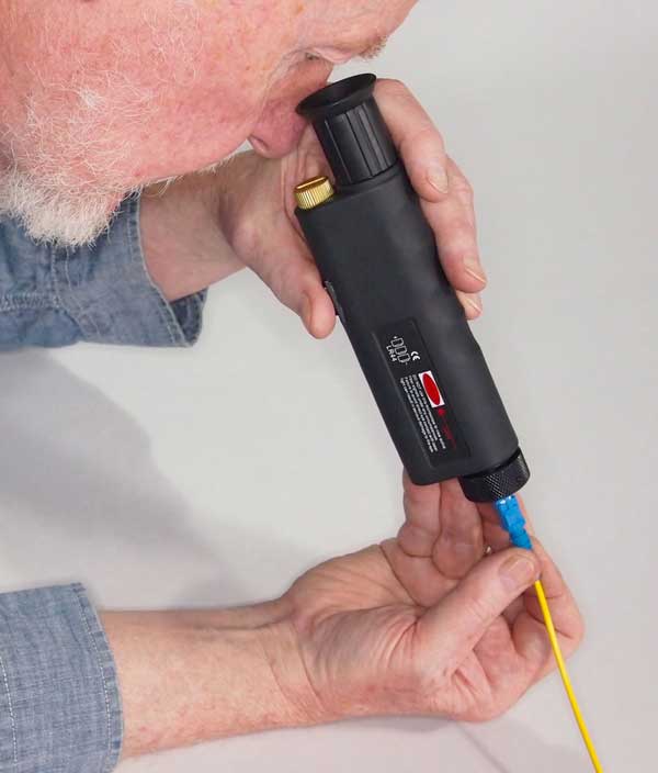 Handheld Fiber Optical Microscope End Face Detector Magnifying Glass