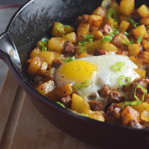 Skillet Hash Browns and Eggs The Food Joy